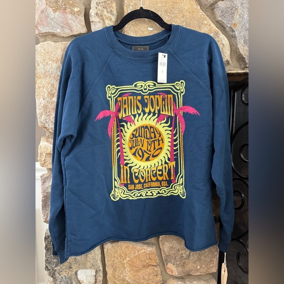 NWT Retrobrand Janis Joplin Sweatshirt - Picture 2 of 7
